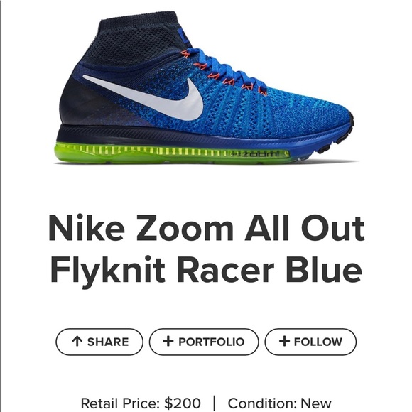 nike zoom all out flyknit price